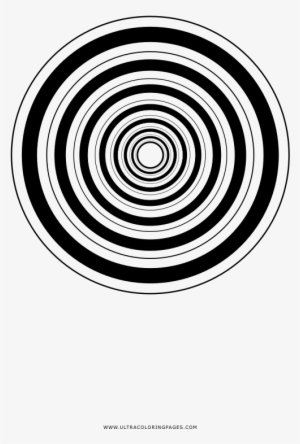 Concentric Circles Coloring Page - Circle - 1000x1000 PNG Download - PNGkit