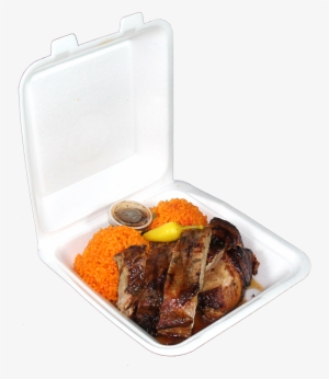 Dine In Plat E Takeout To Go - Bbq Plate Png