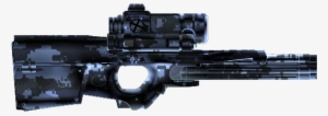 Finally I Added A Camo Pattern By Doing Filter > Render - Sniper Rifle