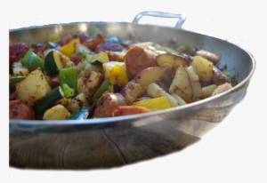 Vegetable Sausage Skillet - Israeli Salad