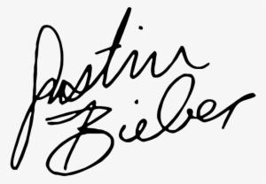 Justin Bieber Signature Png - Love Justin Bieber