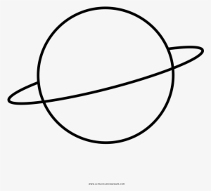 Planet Coloring Page - Sticker