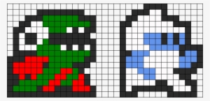 Dig Dug Perler Bead Pattern / Bead Sprite - Dig Dug Perler Beads