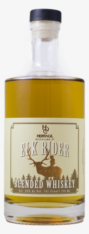 Elk Rider Blended Whiskey - Glass Bottle