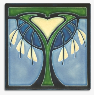 Bleeding Heart, Blue - Stained Glass
