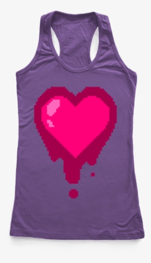 Bleeding Heart Racerback Tank Top - Every Woman Should Know How To Clean Tank