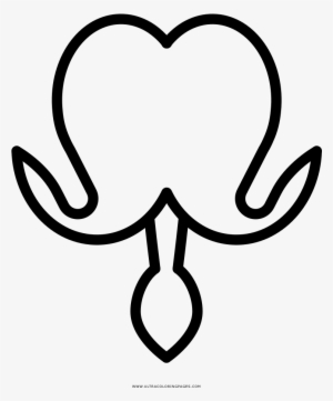 Bleeding Heart Coloring Page - Emblem