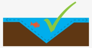 Dug At An Angle So That The Fish Can Travel In And