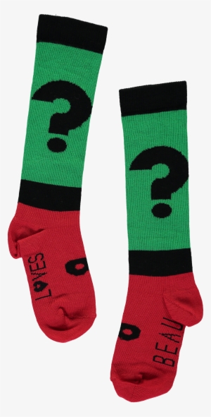 Question Mark High Socks - Hockey Sock