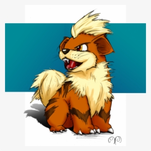 Growlithe Painting - Cartoon