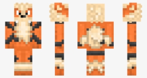 Minecraft Skin Growlithe - Skin Minecraft Fukano