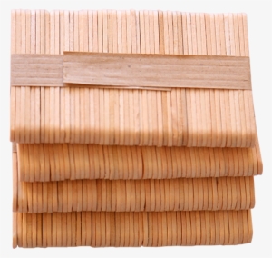 White Birchwood Custom Popsicle Sticks Ice Cream Sticks - Plywood