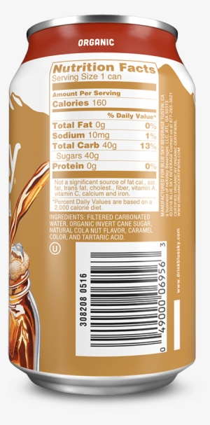 Buy Now Find This Soda Nutritional Info - Blue Sky Soda Ingredients