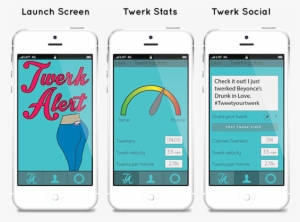 Twerk Alert Accelorometer And The Twerk Alert Statistics - Iphone