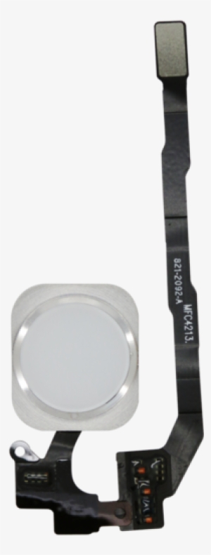Iphone5s Se Homebutton Silver 3 1 - Cavo Flat + Tasto Home X Apple Iphone 5s Bianco