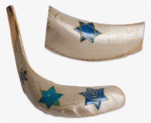 Painted Ram Shofar - Shofar