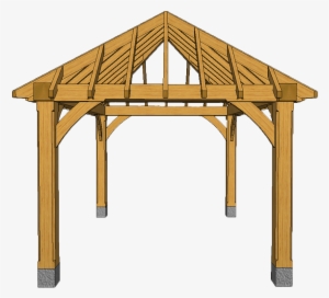 4 Post Gazebo 3dside - Gazebo