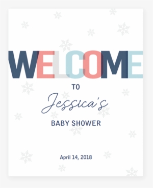 Personalized Baby Shower Welcome Sign By Littlesizzle - Baby Shower