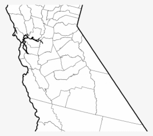 California Flag Clipart Svg - California Counties Map Grey
