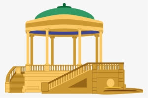Gazebo Clipart Kiosko - Plaza Del Castillo/gazteluko Plaza