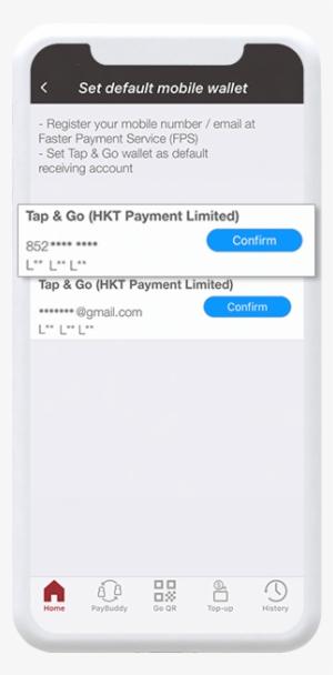 Go To "menu" And Pick "fps Registration - Smartphone