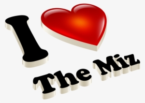 The Miz Heart Name Transparent Png - Sami Name