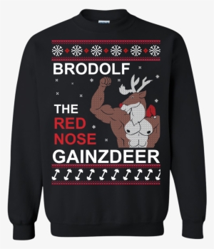 Image 307 Brodolf The Red Nose Gainzdeer Christmas - Darth Vader Christmas Sweater