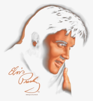 Elvis Presley Warm Portrait Juniors T-shirt - Elvis Presley