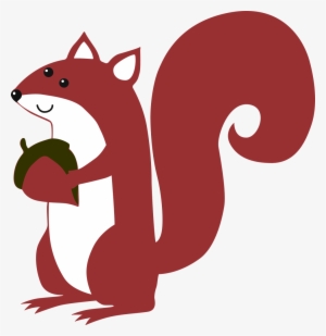 Follow Us - Squirrel Clip Art