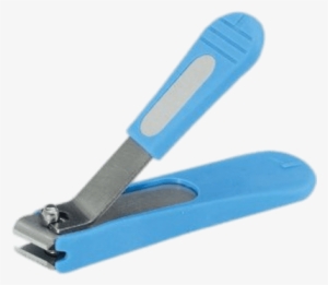 Blue Nail Clippers - Mehaz 668 Pro Angled Wide Jaw Toenail Clipper