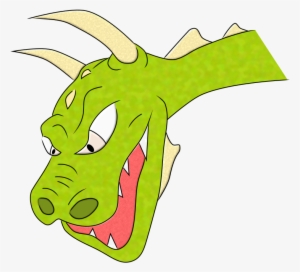 Dragon Head Vector - Clip Art