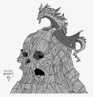 On Skull Rock Tattoo For Father By - Illustration