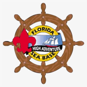 Seaquatics Has Been Training Boy Scouts To Do The High - Ship Wheel Clipart Black And White