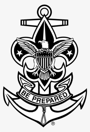 Sea Scouts Logo Black And White Png 688 X - Sea Scouts Bsa Transparent