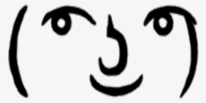 Svg Transparent Download Roblox - Lenny Face Transparent Background