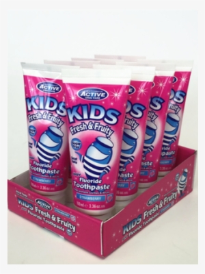 Active Kids Strawberry Toothpaste 100ml - Child