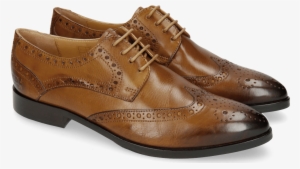 Derby Shoes Jessy 6 Tobacco - Leather