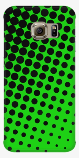 Black And Green Halftone Phone Case - T-shirt
