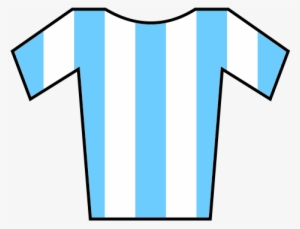Soccer Jersey Sky Blue-white - Soccer Jersey Png