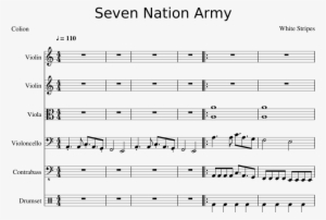 Seven Nation Army Sheet Music Composed By White Stripes - Composer