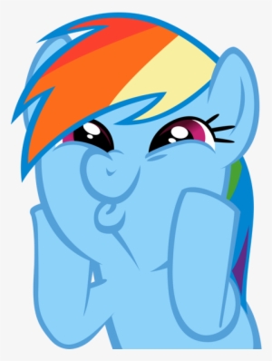 0 Replies 1 Retweet 4 Likes - Rainbow Dash Awesome Face
