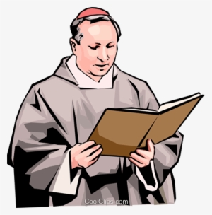 Priest Royalty Free Vector Clip Art Illustration - Priest