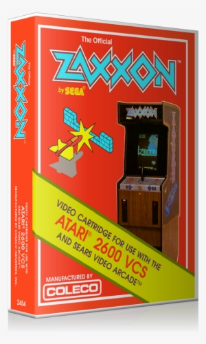 Zaxxon Atari 2600 Game Cover To Fit A Ugc Style Replacement - Zaxxon