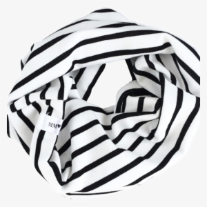 Baby Scarf White Stripes Bonjour Baby Baskets - Scarf