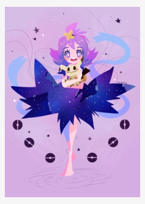 Pokémon Sun And Moon Pikachu Violet Pink Purple Art - Drawing