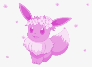 Sakura Cherry Pokemon Eevee Aesthetic Tumblr Cute Aesth - Transparent Background Aesthetic Gif