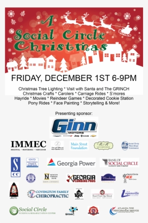 A Social Circle Christmas Flyer
