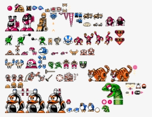 Mega Man Bosses - Mega Man Enemies Sprites