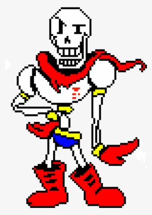 Undertale Disbelief Papyrus Sprite - 600x987 PNG Download - PNGkit