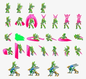 Harpuia Sprite Sheet Part 2 Photo By Tamakaro - Megaman Zero Fefnir Sprite
